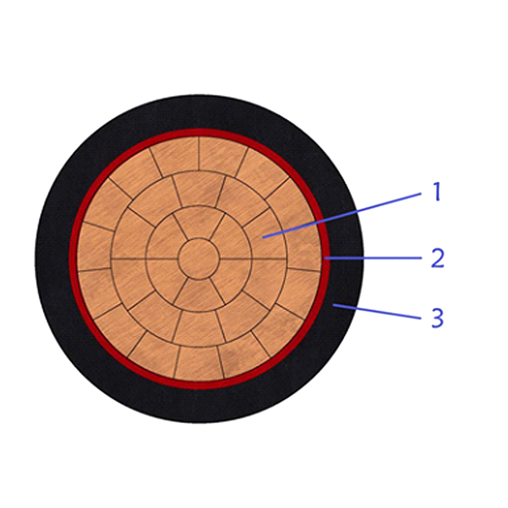 Cable de alimentación no blindado con aislamiento de PVC de un solo núcleo de CU/PVC/PVC de 600/1000 V