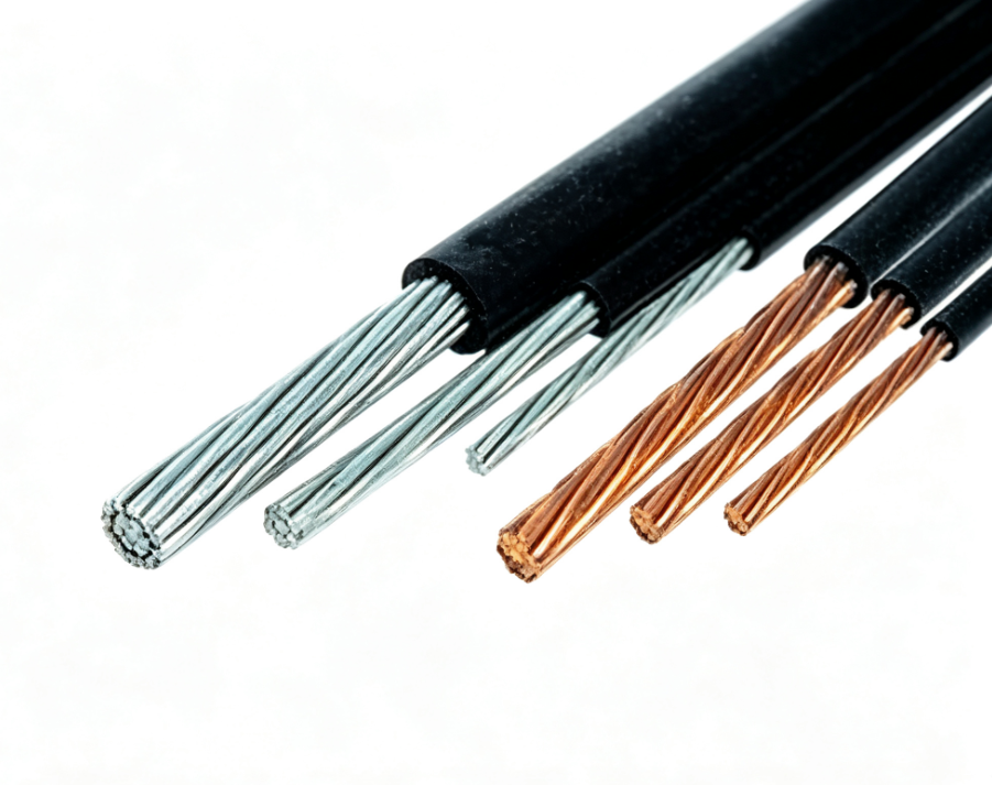 Cable aéreo aislado con una tensión nominal de 1 kV o inferior