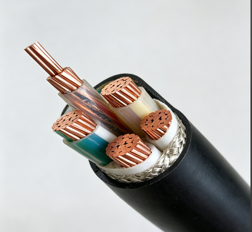 Cable de control retardante de llama, libre de halógenos y con aislamiento de plástico